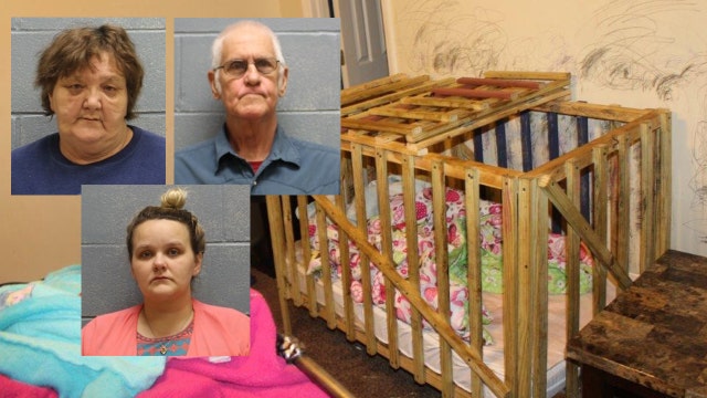 Sheriff: Mother, grandparents accused of locking children in wooden cages