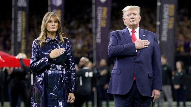'Four more years': President Trump cheered by crowd at LSU-Clemson national championship game