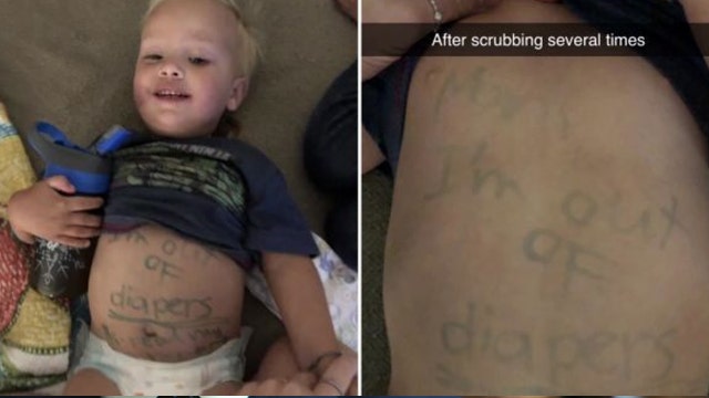 Mom outraged after teacher at Florida daycare wrote on 1-year-old's stomach