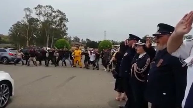 Funeral Haka performed in tribute to Australian firefighter killed battling blazes
