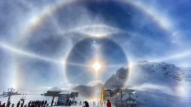 'Ice halo' spotted around the Sun in incredible photo