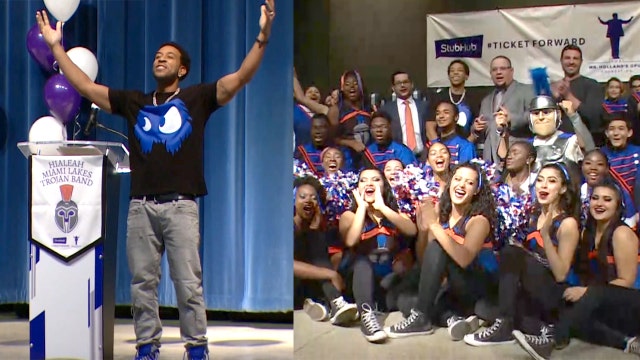 Ludacris surprises South Florida high school with $75k in musical instruments