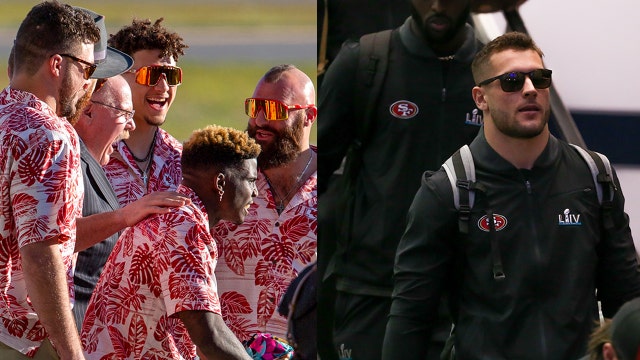 Chiefs, 49ers arrive in Miami for Super Bowl week