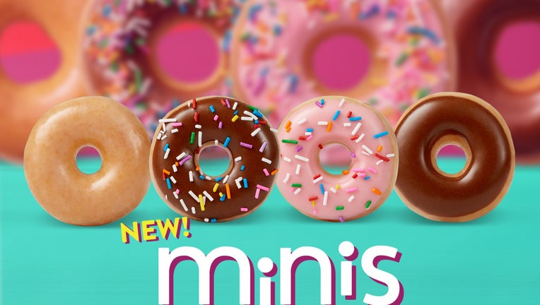 The tiny treats are each less than 100 calories. (Krispy Kreme)