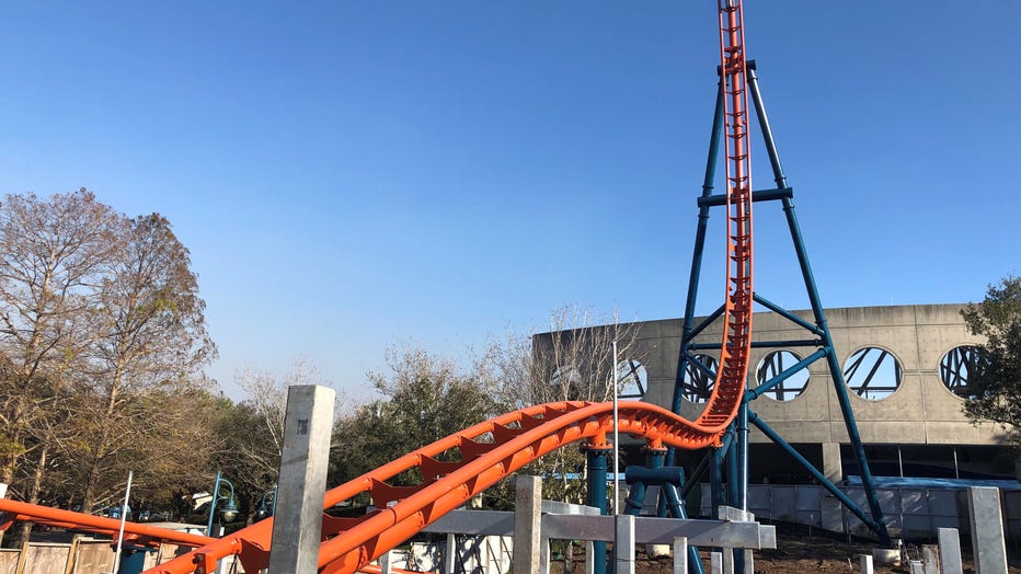 SeaWorld delays opening of new Ice Breaker coaster until 2021