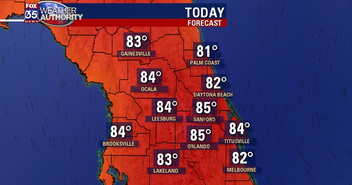 Temperatures rise to near-record heat across Central Florida | FOX 35 ...