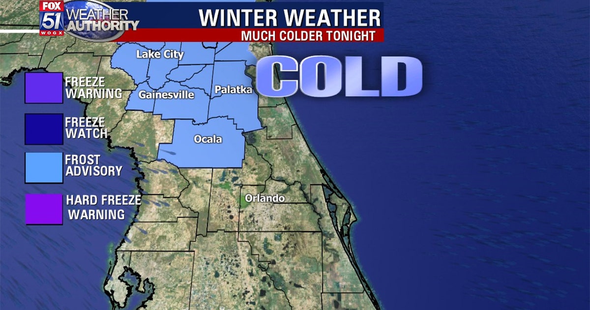 Frost Advisory issued for North Central Florida | FOX 35 Orlando