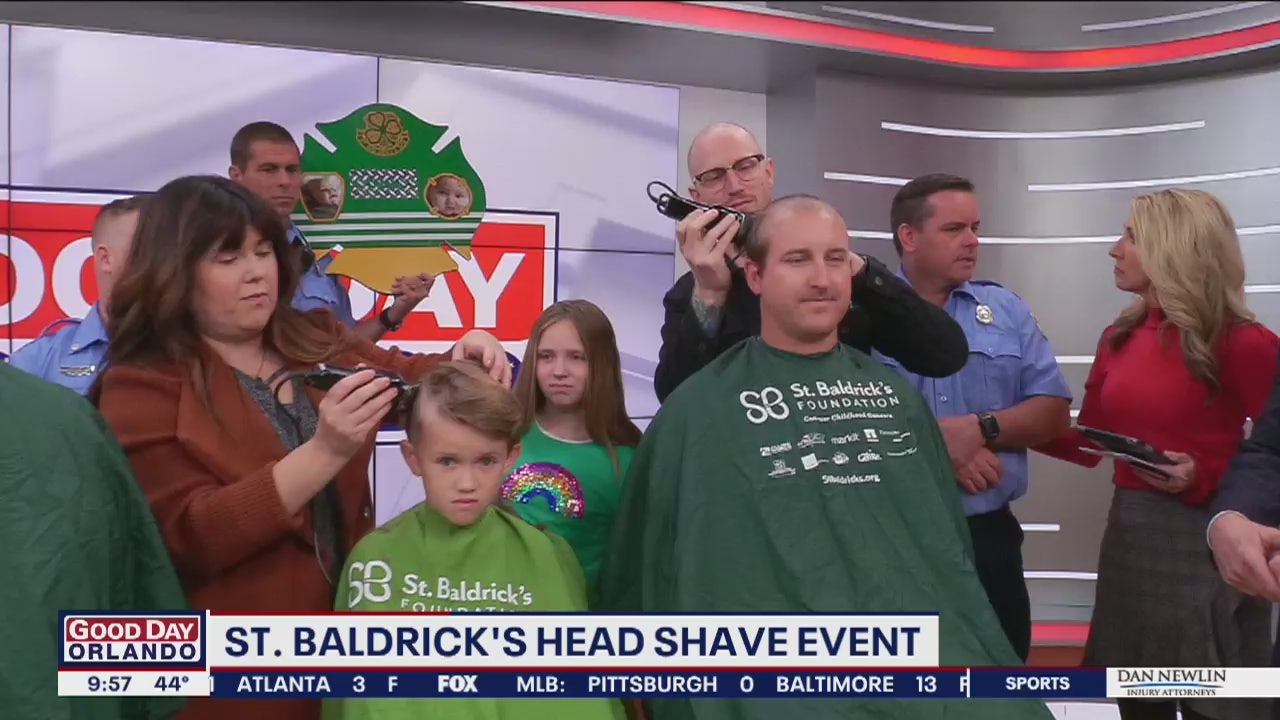 St. Baldrick's head shave event