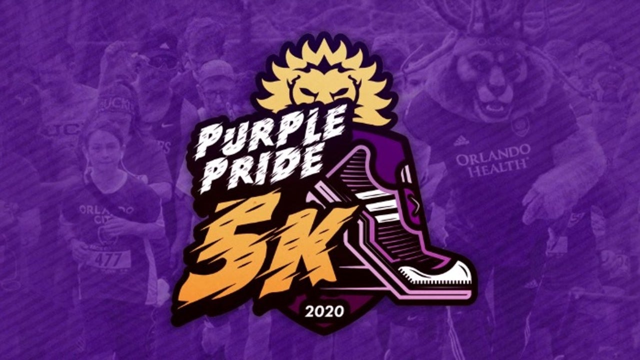 Runners brave chilly weather for the 6th annual Purple Pride 5K on Saturday