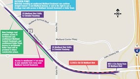 New traffic shift to help reduce backups for drivers on EB Maitland Blvd.