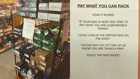 Maine shoe store offers 'pay what you can' rack for customers in need