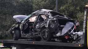 Man in critical condition after vehicle is hit by car, dragged three blocks, FDOT says