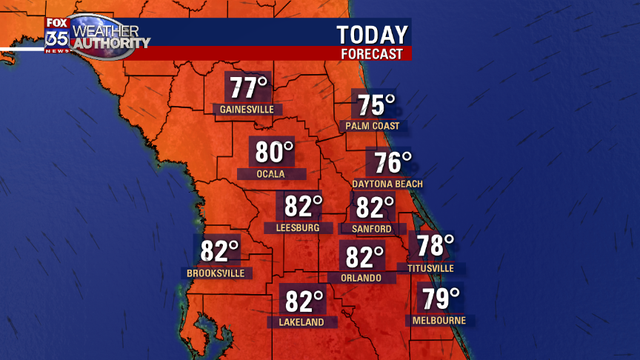 Another temp spike before a cooler weekend