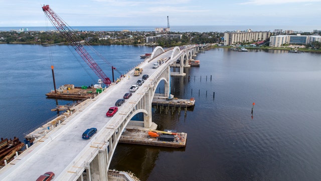 Volusia County hopes to open new Veterans Memorial Bridge next month