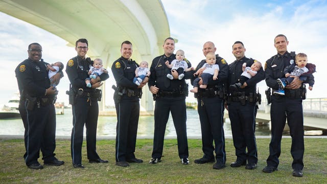 Clearwater police department welcomes 13 babies