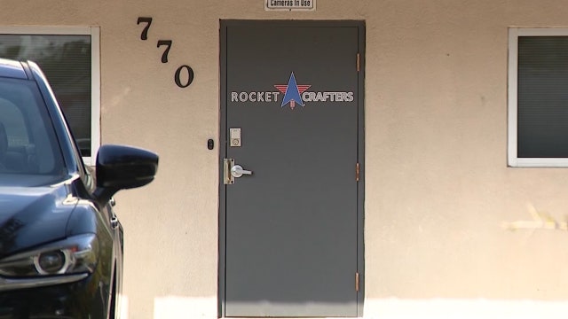 Rocket engine test mishap sends debris flying