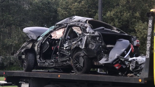 Man in critical condition after vehicle is hit by car, dragged three blocks, FDOT says