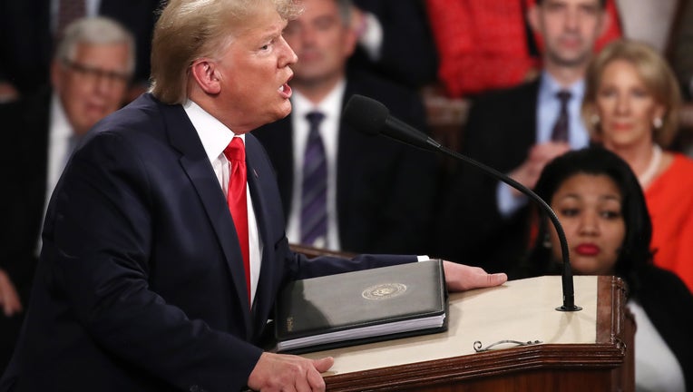 President Donald Trump delivers the State of the Union address