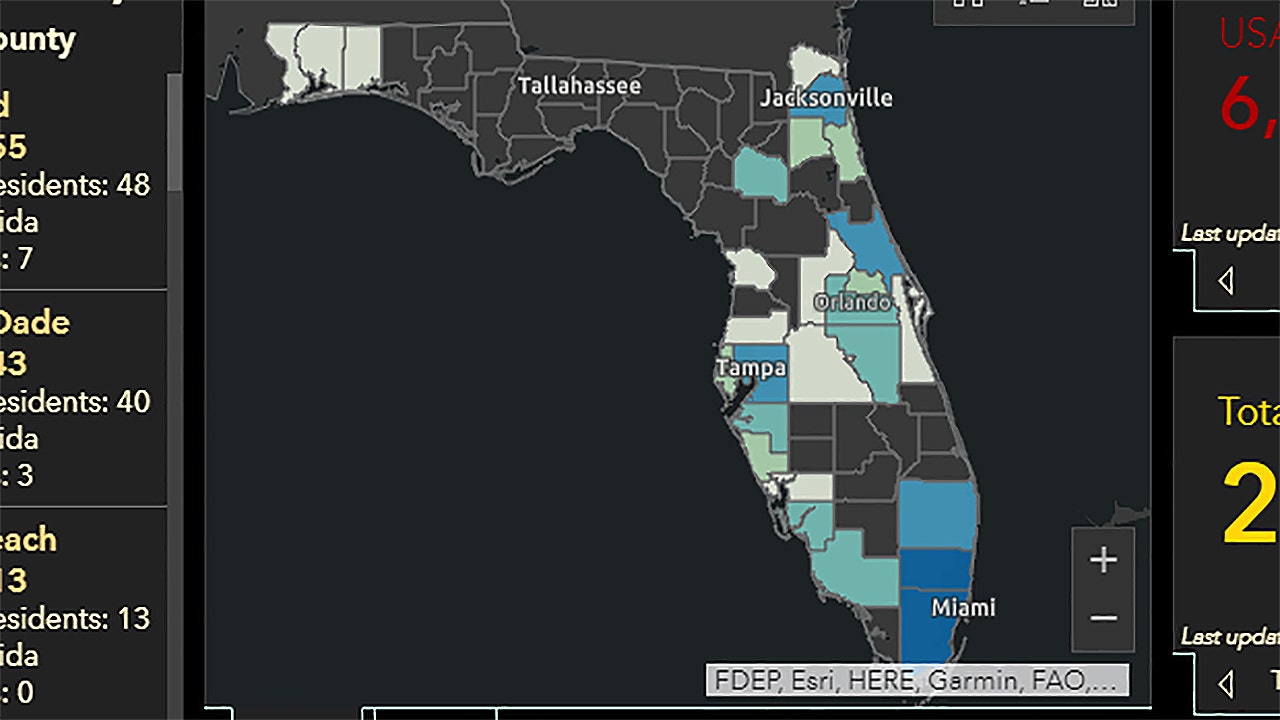 Interactive Map Tracks Spread Of COVID 19 In Florida FOX 35 Orlando COVID 19 Florida Interactive Map 