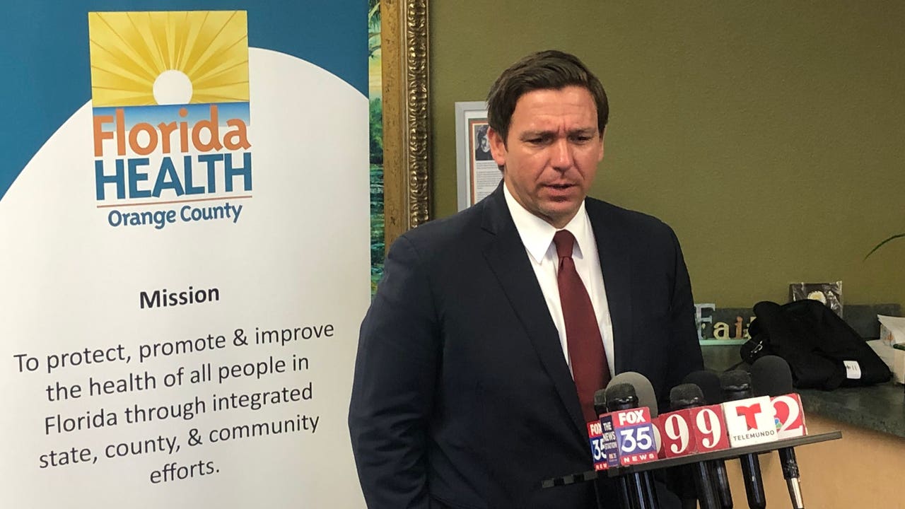 Gov. Ron DeSantis Declares State Of Emergency Amid Coronavirus Spread ...