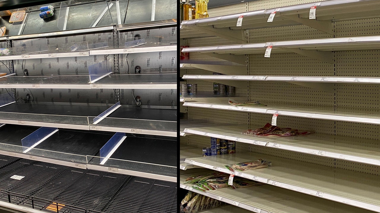 Empty shelves spotted across Central Florida as residents stock up amid