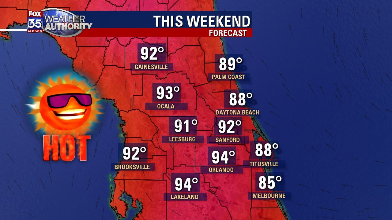 Record heat coming to Central Florida this weekend