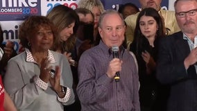 Democratic presidential candidate Michael Bloomberg rallies supporters in Orlando