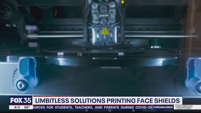 Limbitless Solutions shifting focus from prosthetics to face shields