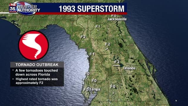 Looking back on 1993 'SuperStorm' that slammed Central Florida