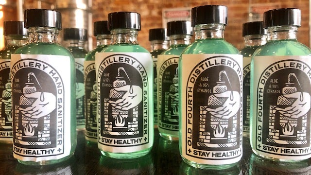 Georgia distillery now dispensing hand sanitizer as coronavirus cases rise