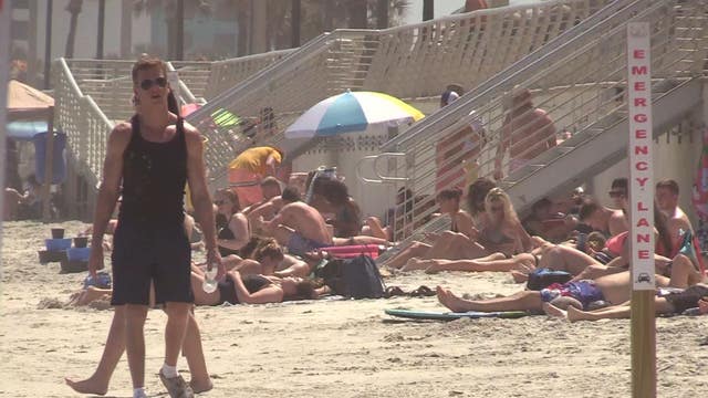 Beaches appear unaffected by coronavirus fears