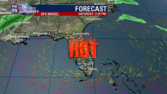 Hot and dry in Central Florida, when will it rain?