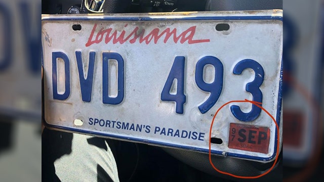 'Sorry, officer - I've been busy' Driver pulled over for expired tag from 1997