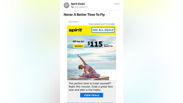 Spirit Airlines apologizes for ‘never been a better time to fly’ email amid COVID-19 outbreak