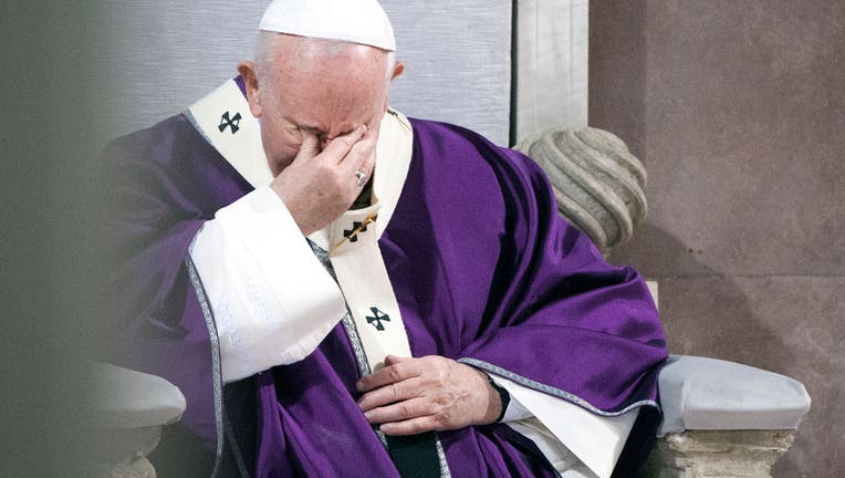 30397d64-Pope Celebrates Ash Wednesday At Santa Sabina Basilica