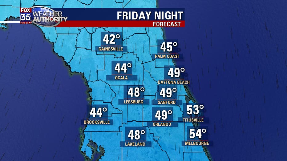 Cold Front To Drop Temperatures Once Again In Central Florida After ...