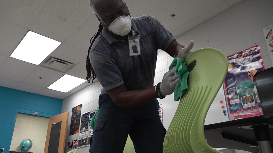 Seminole County Deep Cleaning Schools While Students Out Of Classrooms