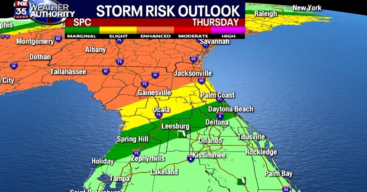 Severe weather expected starting Thursday, damaging winds, isolated ...