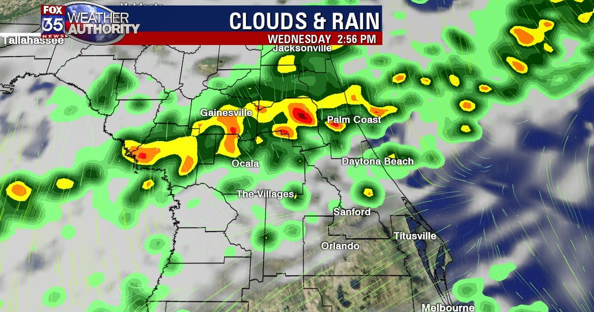Rain chances finally heading south into Central Florida | FOX 35 Orlando