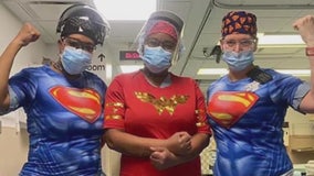 Nurses at Henry Ford wear superhero outfits while fighting COVID-19