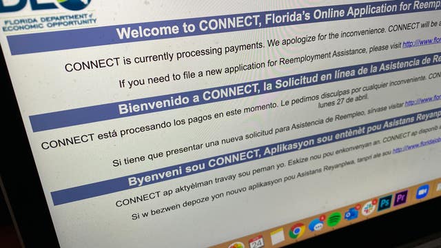 Florida's unemployment website is down and won't be back for days