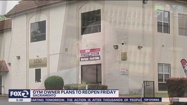 California gym owner is re-opening, says shelter-in-place order is unconstitutional