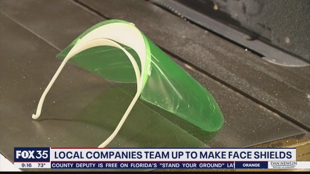 Local company makes 2,000 face shields to donate to hospitals