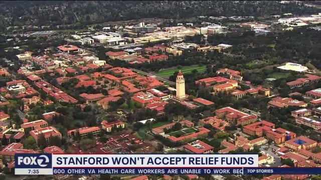 Stanford won't accept $7.4M relief funds; other universities will take the money