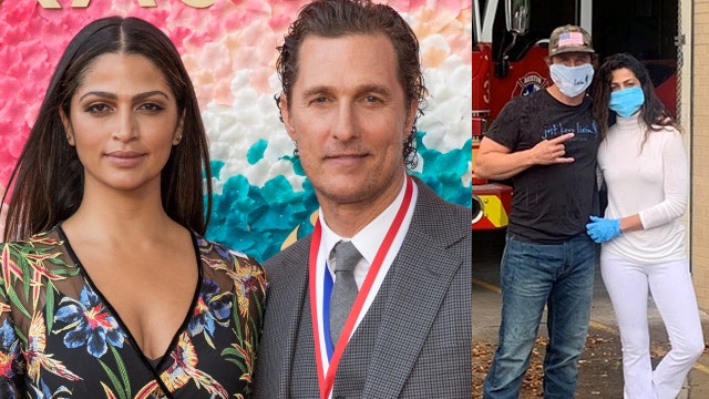 Matthew McConaughey, wife Camila donate 80K face masks to coronavirus first-responders in Texas, Louisiana