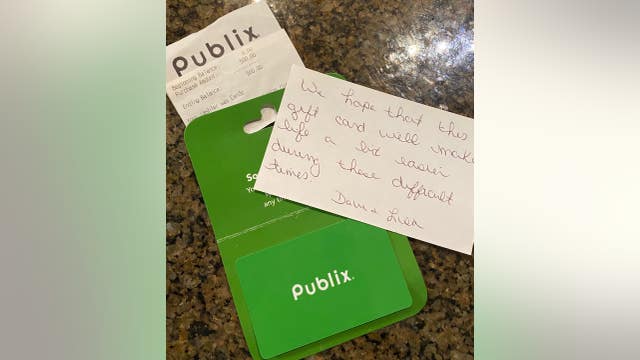 Stranger gives frontline worker $500 gift card in aisle at Publix