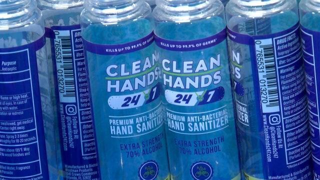 Local e-cigarette manufacturer shifts to making hand sanitizer to help fight COVID-19