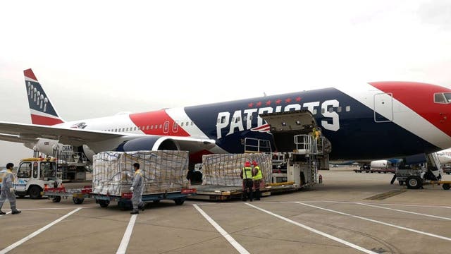 A million N95 masks are coming from China -- on board the New England Patriots' plane