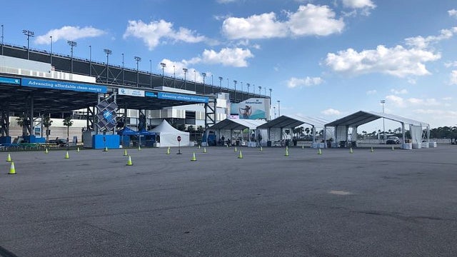 Drive-up coronavirus testing begins Friday at Daytona International Speedway