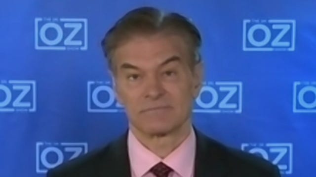 Dr. Oz optimistic on warm weather slowing coronavirus, but says US must be 'better prepared' for winter surge